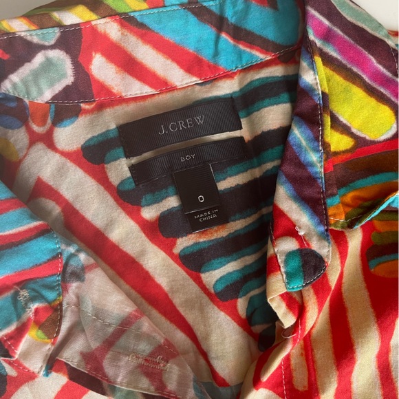 ⭐️Host Pick⭐️ 2PC J.Crew Geo Brush Boy Shirt & Shorts Set - Picture 4 of 13